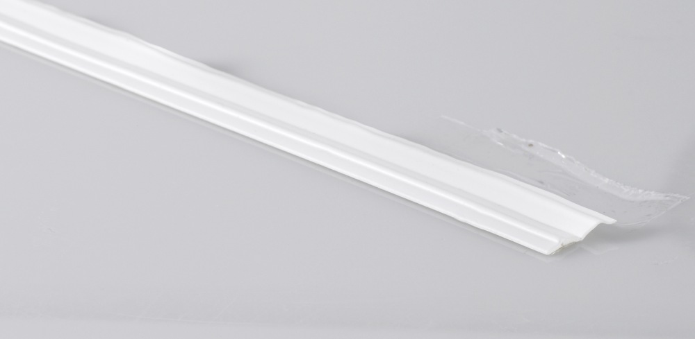 Dichtungen-Onlineshop - V-Dichtung 7 mm breit, für 1-8 mm Spalt in weiß,  50330, R022/3