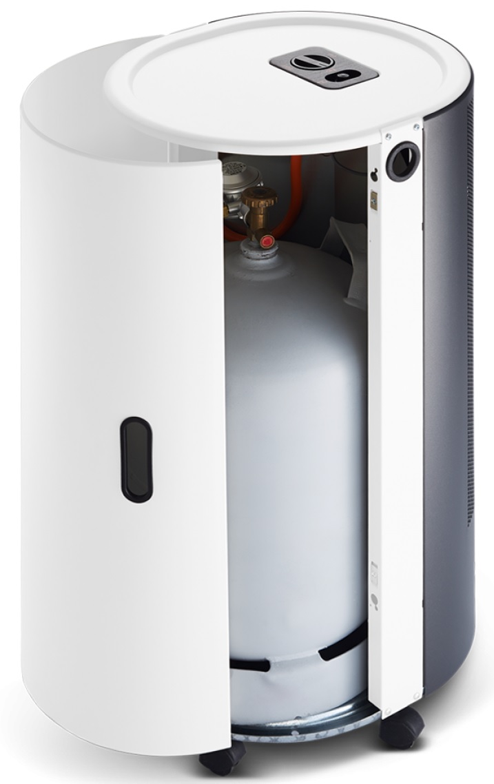 Rowi GasHeizofen HGO 4200/2 Blue Flame PURE Premium ++ weiß mit