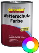 Profi Consolan Wetterschutz-Farbe NCS S 0520-B40G Wunschfarbton 10 L